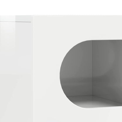 vidaXL TV Cabinet ELST 60 x 35 x 40 cm High Gloss White
