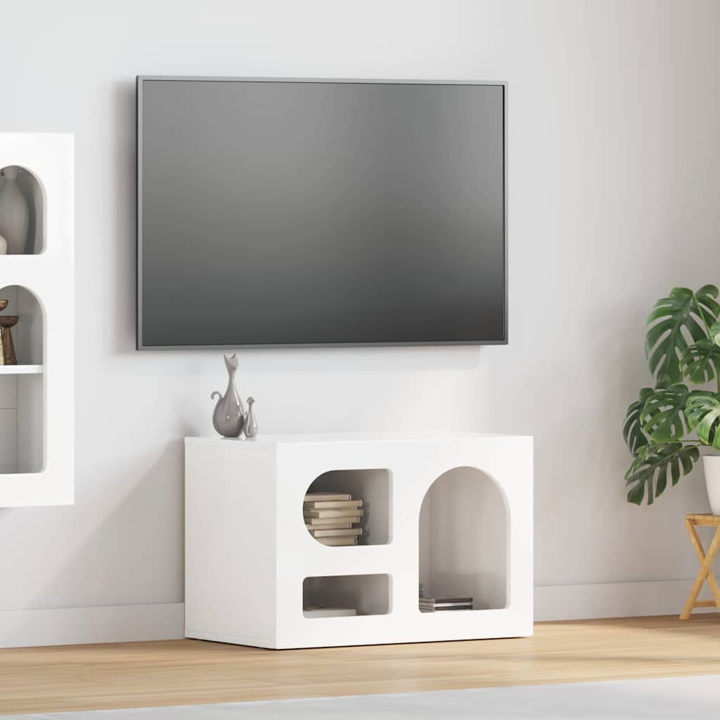 vidaXL TV Cabinet ELST 60 x 35 x 40 cm High Gloss White