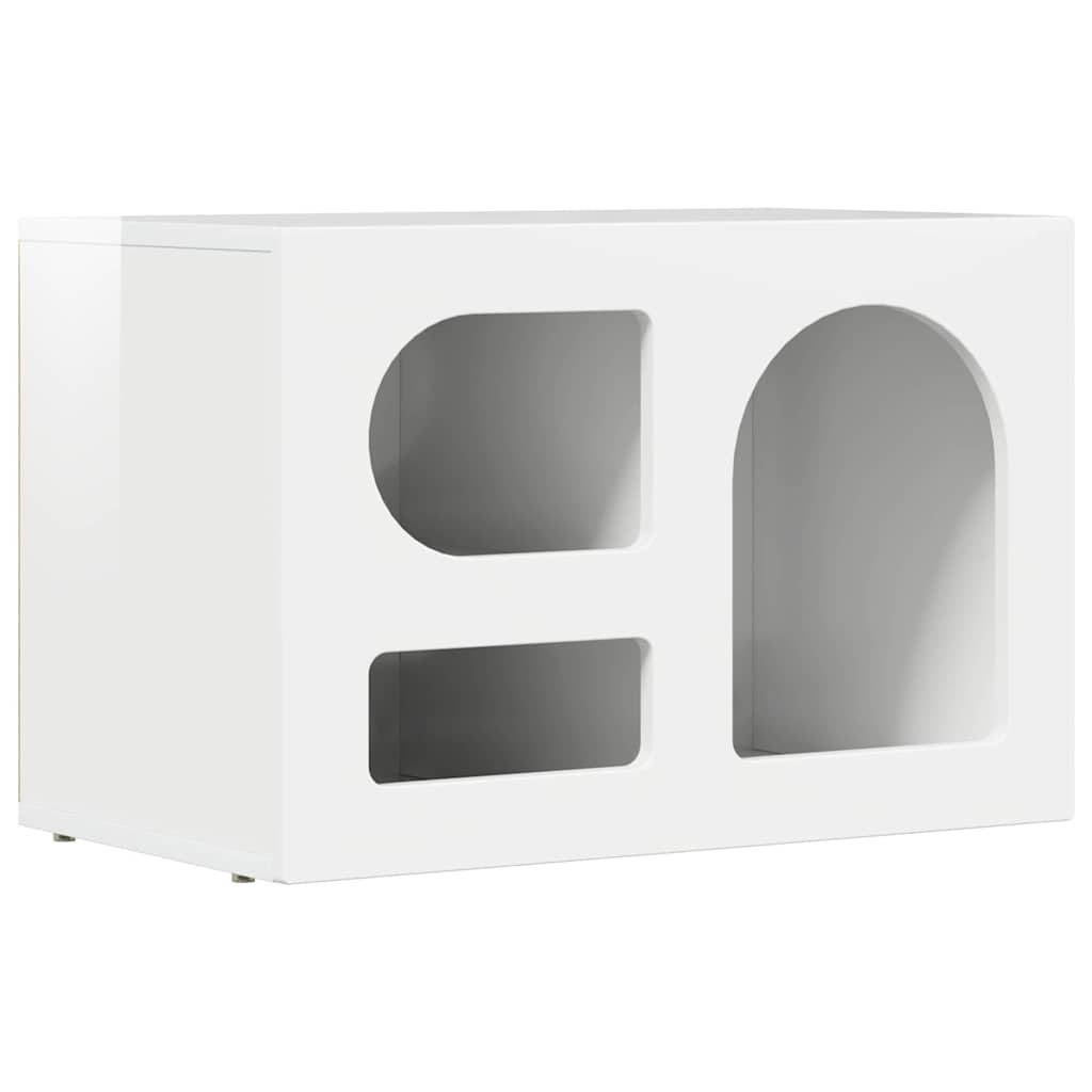 vidaXL TV Cabinet ELST 60 x 35 x 40 cm High Gloss White
