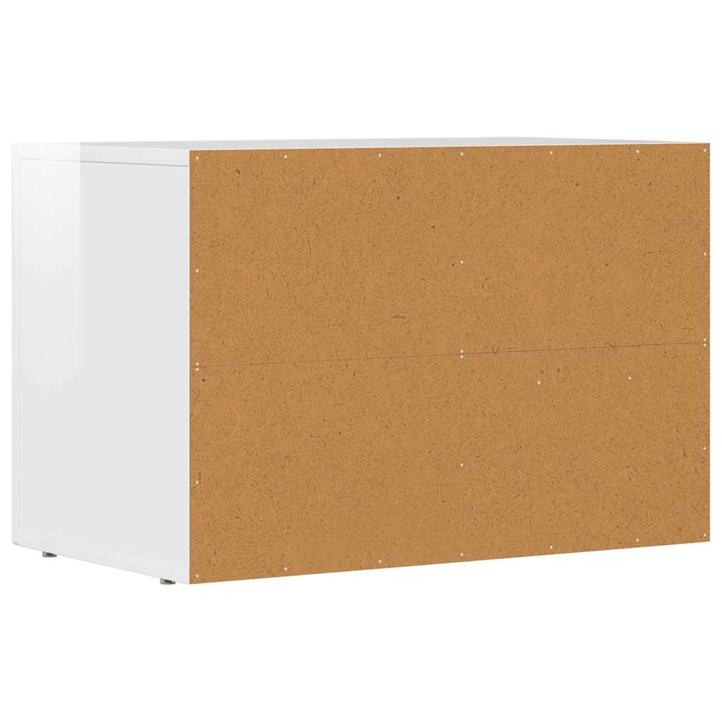 vidaXL TV Cabinet ELST 60 x 35 x 40 cm High Gloss White