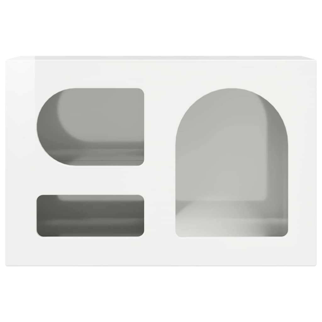vidaXL TV Cabinet ELST 60 x 35 x 40 cm High Gloss White