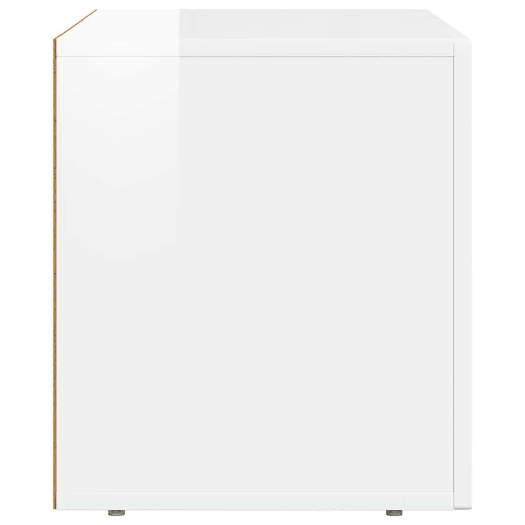 vidaXL TV Cabinet ELST 60 x 35 x 40 cm High Gloss White