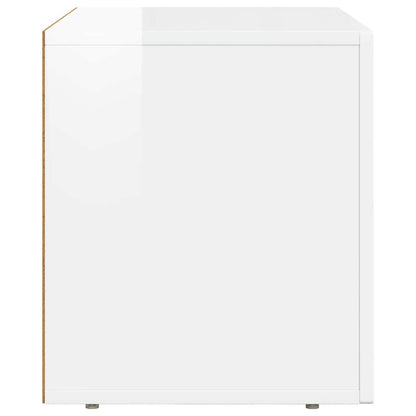 vidaXL TV Cabinet ELST 60 x 35 x 40 cm High Gloss White