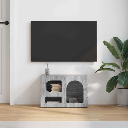 vidaXL TV Cabinet ELST 60 x 35 x 40 cm Grey Sonoma Engineered Wood