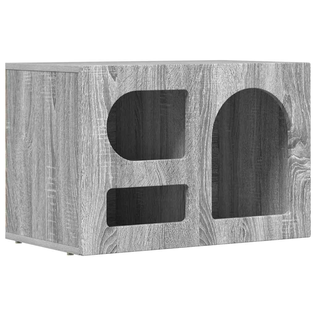 vidaXL TV Cabinet ELST 60 x 35 x 40 cm Grey Sonoma Engineered Wood