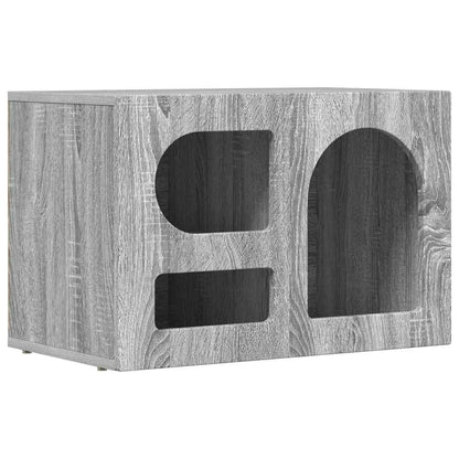 vidaXL TV Cabinet ELST 60 x 35 x 40 cm Grey Sonoma Engineered Wood