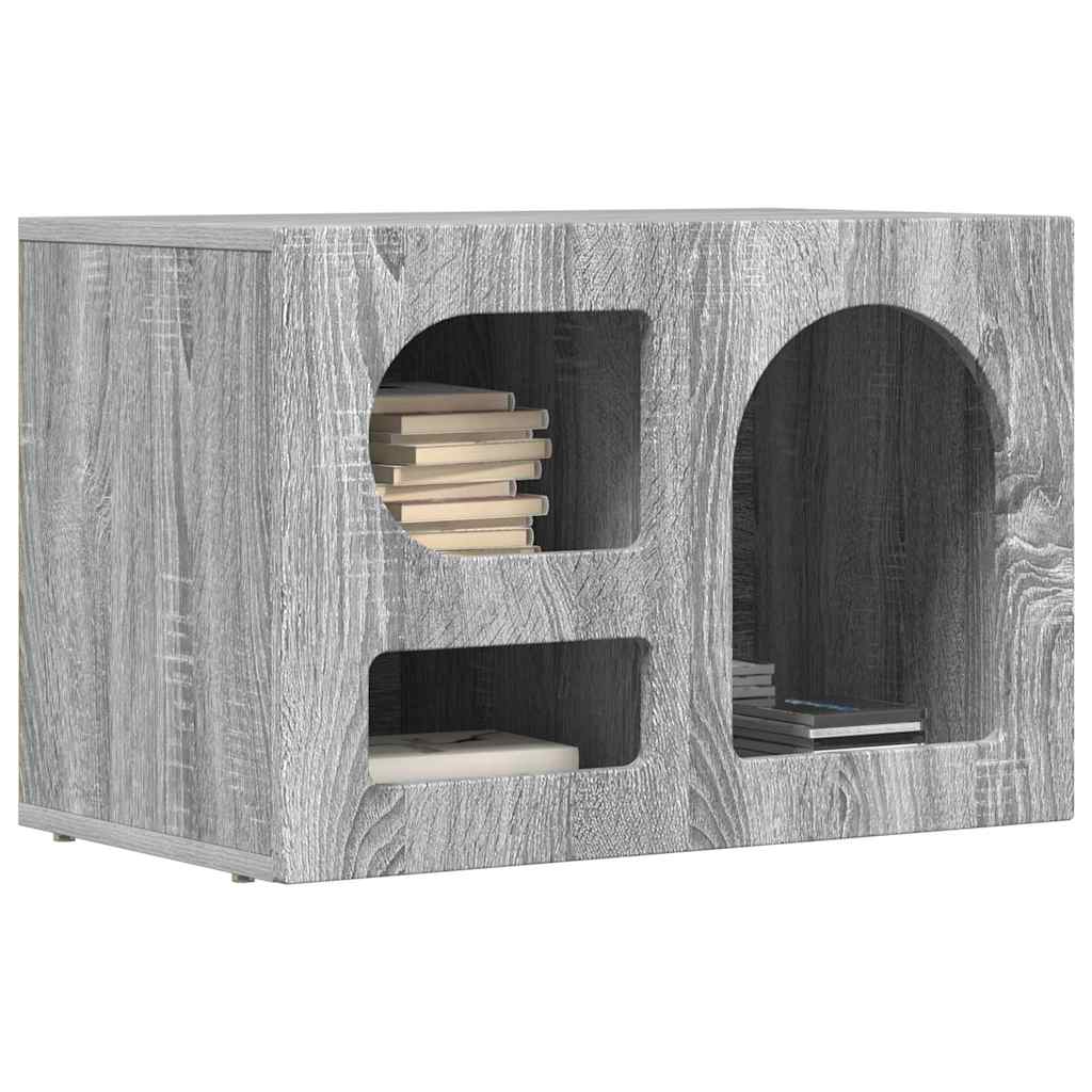 vidaXL TV Cabinet ELST 60 x 35 x 40 cm Grey Sonoma Engineered Wood