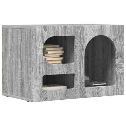 vidaXL TV Cabinet ELST 60 x 35 x 40 cm Grey Sonoma Engineered Wood