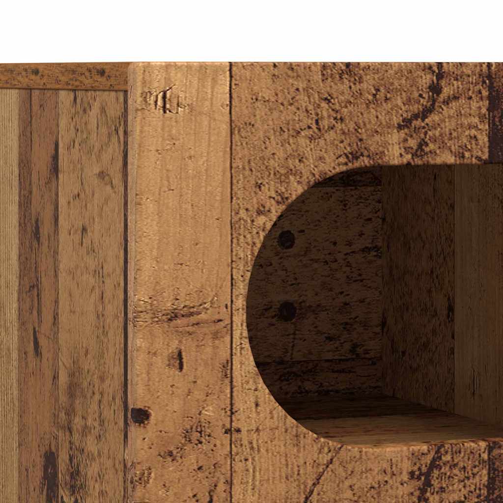 vidaXL TV Cabinet ELST 60 x 35 x 40 cm Old Wood Engineered Wood