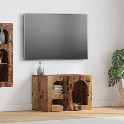 vidaXL TV Cabinet ELST 60 x 35 x 40 cm Old Wood Engineered Wood