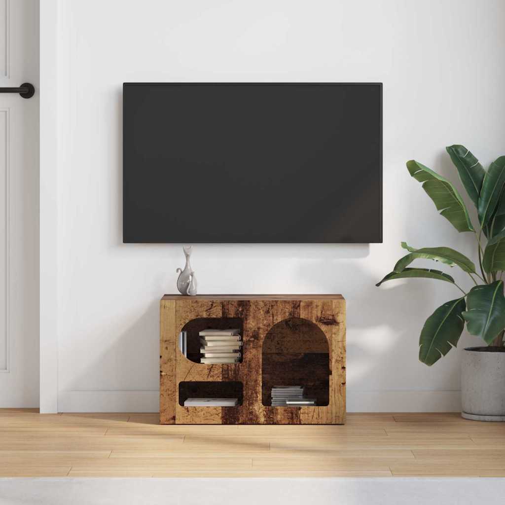 vidaXL TV Cabinet ELST 60 x 35 x 40 cm Old Wood Engineered Wood