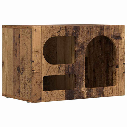 vidaXL TV Cabinet ELST 60 x 35 x 40 cm Old Wood Engineered Wood