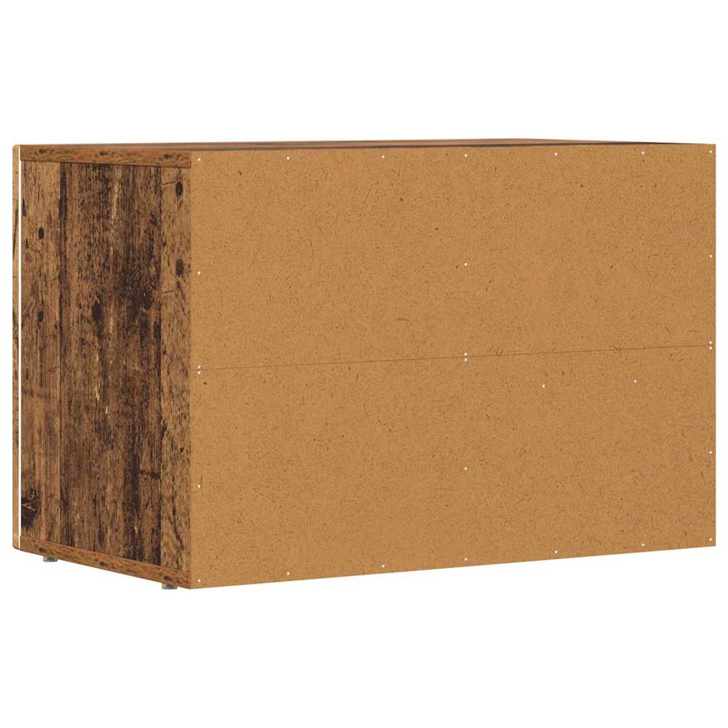vidaXL TV Cabinet ELST 60 x 35 x 40 cm Old Wood Engineered Wood