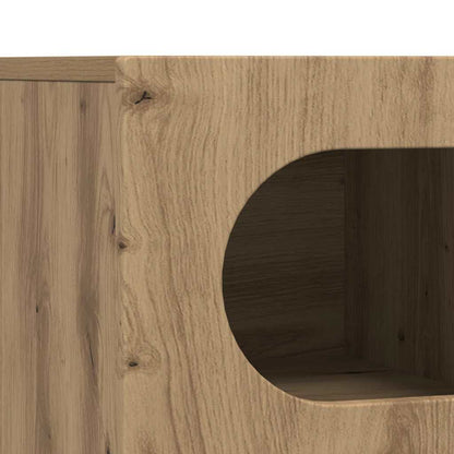 vidaXL TV Cabinet ELST 60 x 35 x 40 cm Artisan Oak Engineered Wood