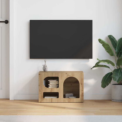 vidaXL TV Cabinet ELST 60 x 35 x 40 cm Artisan Oak Engineered Wood