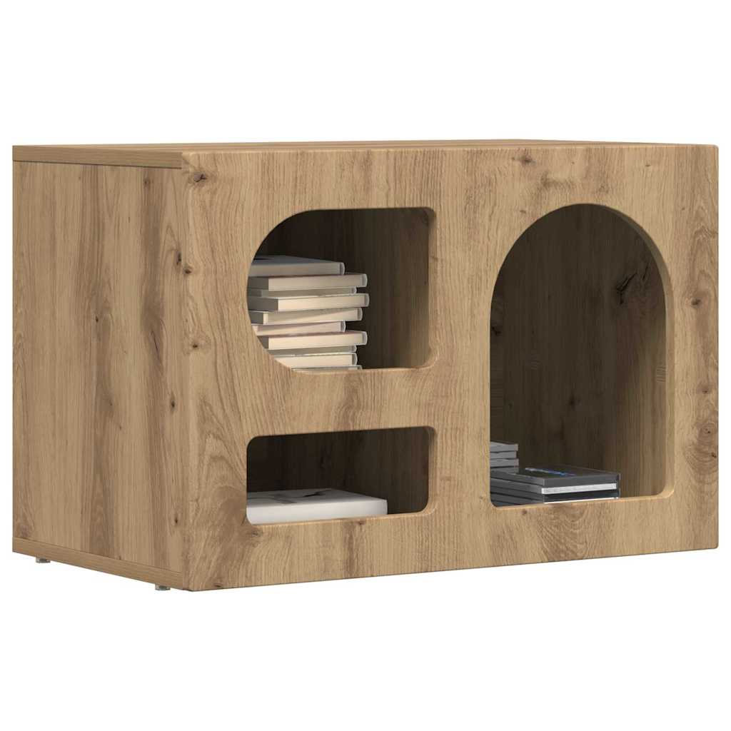 vidaXL TV Cabinet ELST 60 x 35 x 40 cm Artisan Oak Engineered Wood
