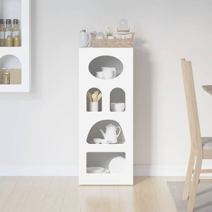 vidaXL Sideboard ELST White 40 x 35 x 100.5 cm Engineered Wood
