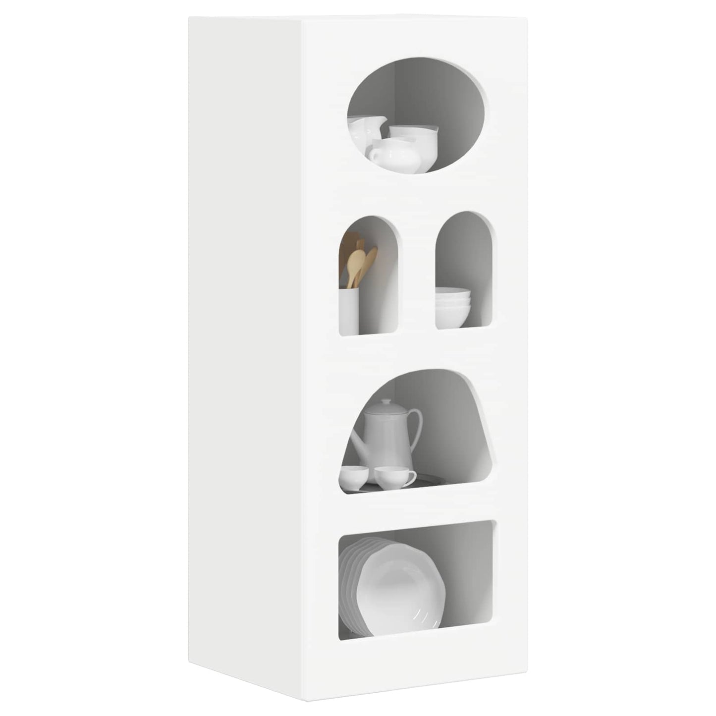 vidaXL Sideboard ELST White 40 x 35 x 100.5 cm Engineered Wood