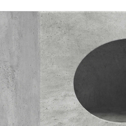 vidaXL Sideboard ELST Concrete Grey 40 x 35 x 100.5 cm Engineered Wood