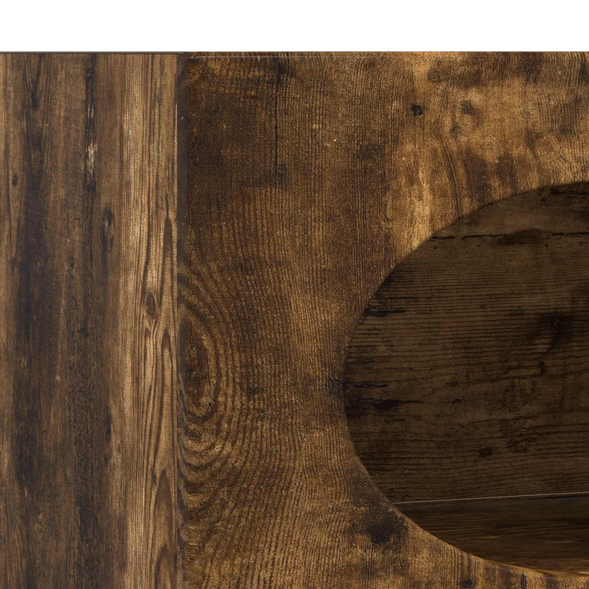 vidaXL Sideboard ELST Smoked Oak 40 x 35 x 100.5 cm Engineered Wood