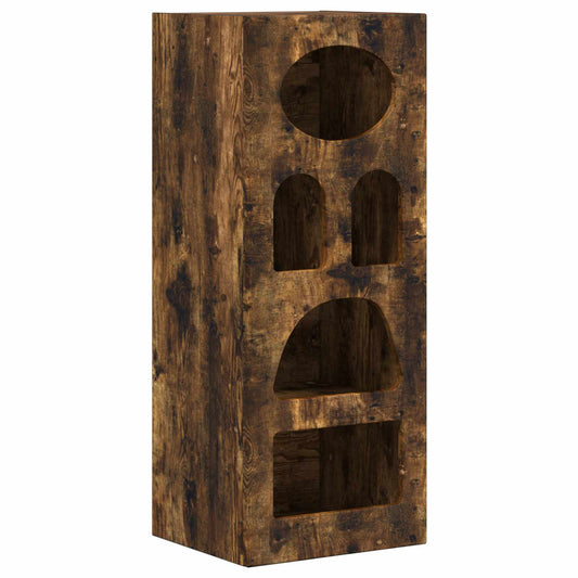 vidaXL Sideboard ELST Smoked Oak 40 x 35 x 100.5 cm Engineered Wood