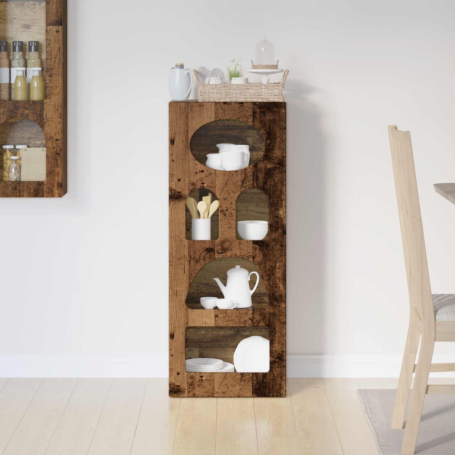 vidaXL Sideboard ELST Old Wood 40 x 35 x 100.5 cm Engineered Wood