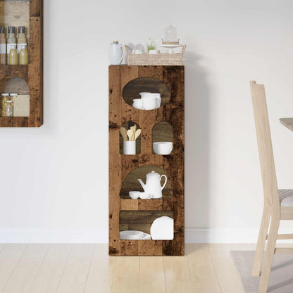 vidaXL Sideboard ELST Old Wood 40 x 35 x 100.5 cm Engineered Wood