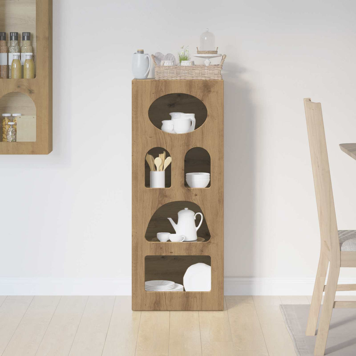 vidaXL Sideboard ELST Artisan Oak 40 x 35 x 100.5 cm Engineered Wood