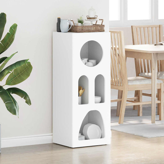 vidaXL Sideboard ELST White 40 x 35 x 100.5 cm Engineered Wood