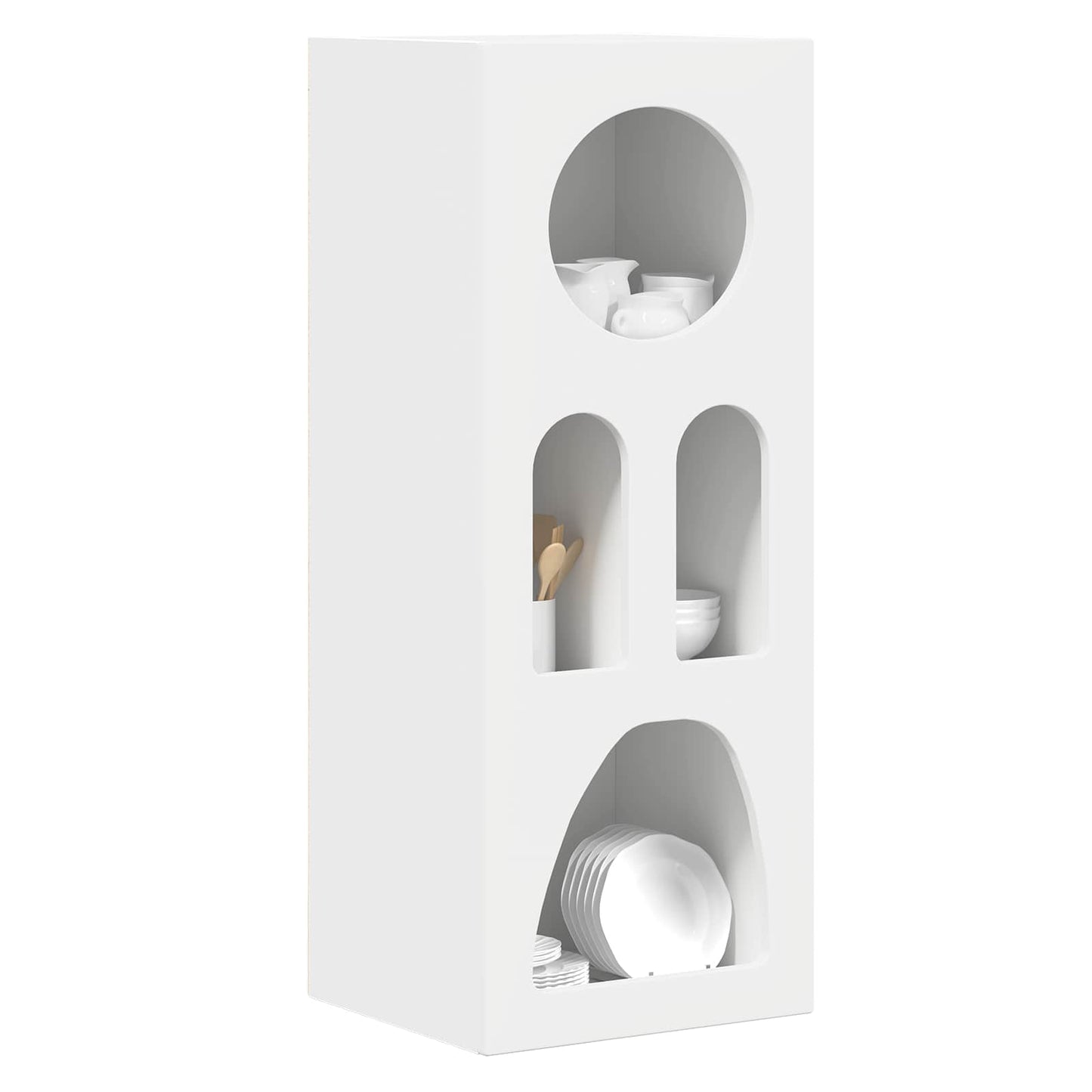 vidaXL Sideboard ELST White 40 x 35 x 100.5 cm Engineered Wood