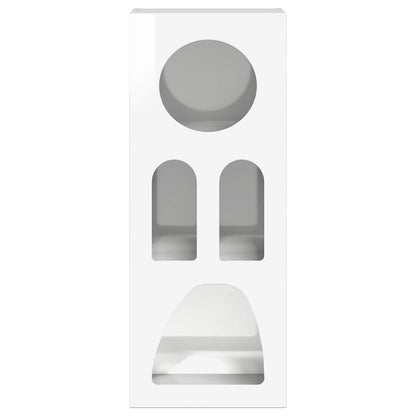 vidaXL Sideboard ELST High Gloss White 40 x 35 x 100.5 cm
