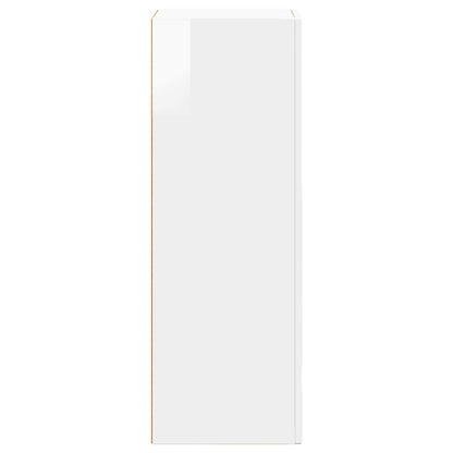 vidaXL Sideboard ELST High Gloss White 40 x 35 x 100.5 cm