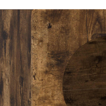 vidaXL Sideboard ELST Smoked Oak 40 x 35 x 100.5 cm Engineered Wood