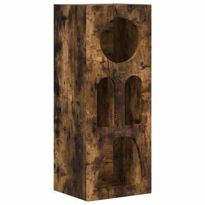 vidaXL Sideboard ELST Smoked Oak 40 x 35 x 100.5 cm Engineered Wood