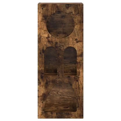 vidaXL Sideboard ELST Smoked Oak 40 x 35 x 100.5 cm Engineered Wood