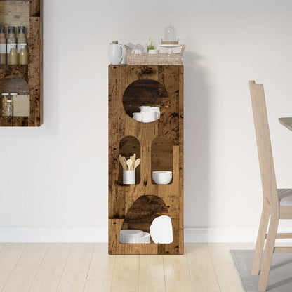 vidaXL Sideboard ELST Old Wood 40 x 35 x 100.5 cm Engineered Wood