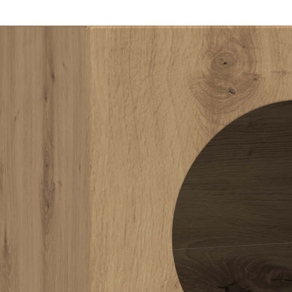 vidaXL Sideboard Artisan Oak 40 x 35 x 100.5 cm Engineered Wood