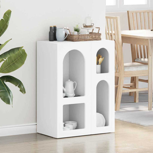 vidaXL Sideboard ELST White 59 x 35 x 80.5 cm Engineered Wood