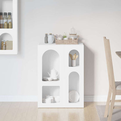 vidaXL Sideboard ELST White 59 x 35 x 80.5 cm Engineered Wood