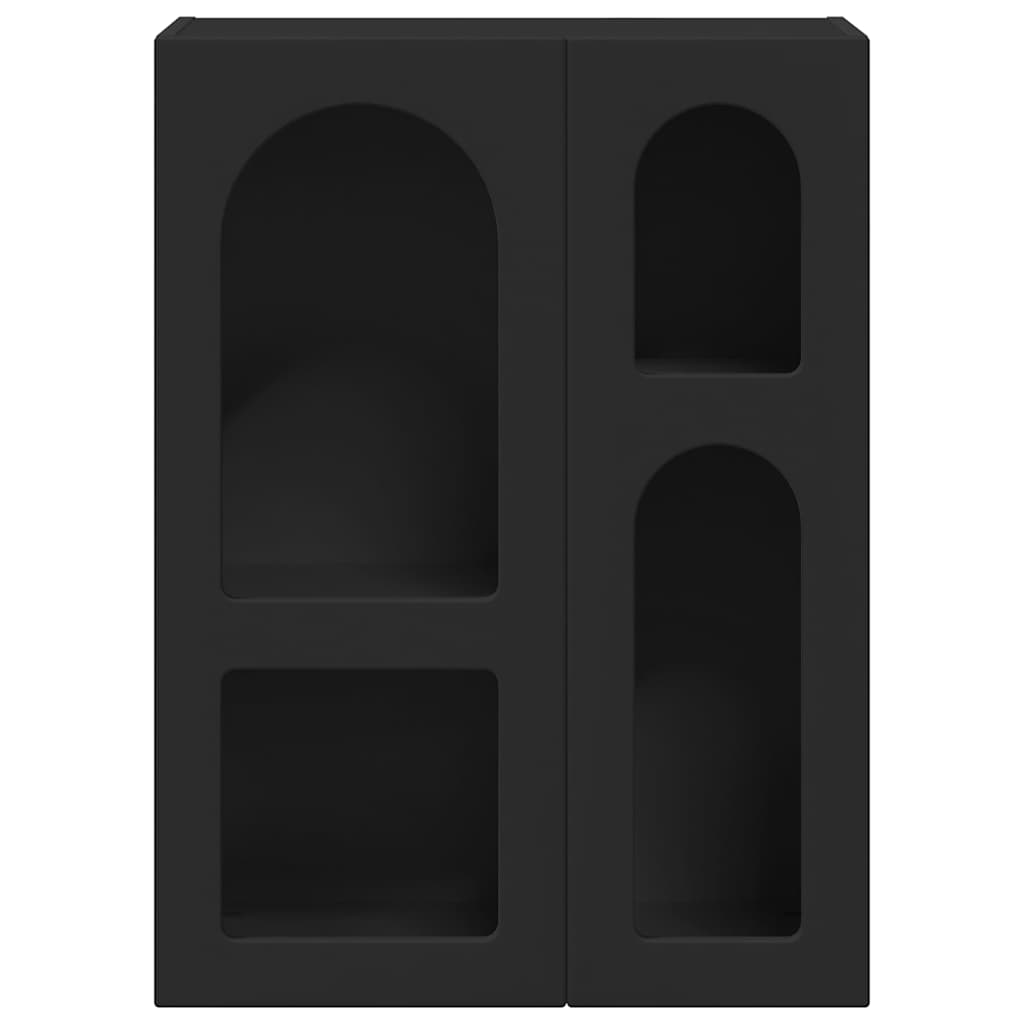 vidaXL Sideboard ELST Black 59 x 35 x 80.5 cm Engineered Wood