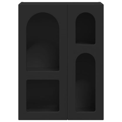 vidaXL Sideboard ELST Black 59 x 35 x 80.5 cm Engineered Wood
