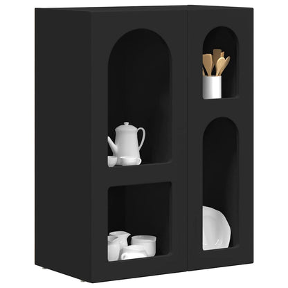 vidaXL Sideboard ELST Black 59 x 35 x 80.5 cm Engineered Wood