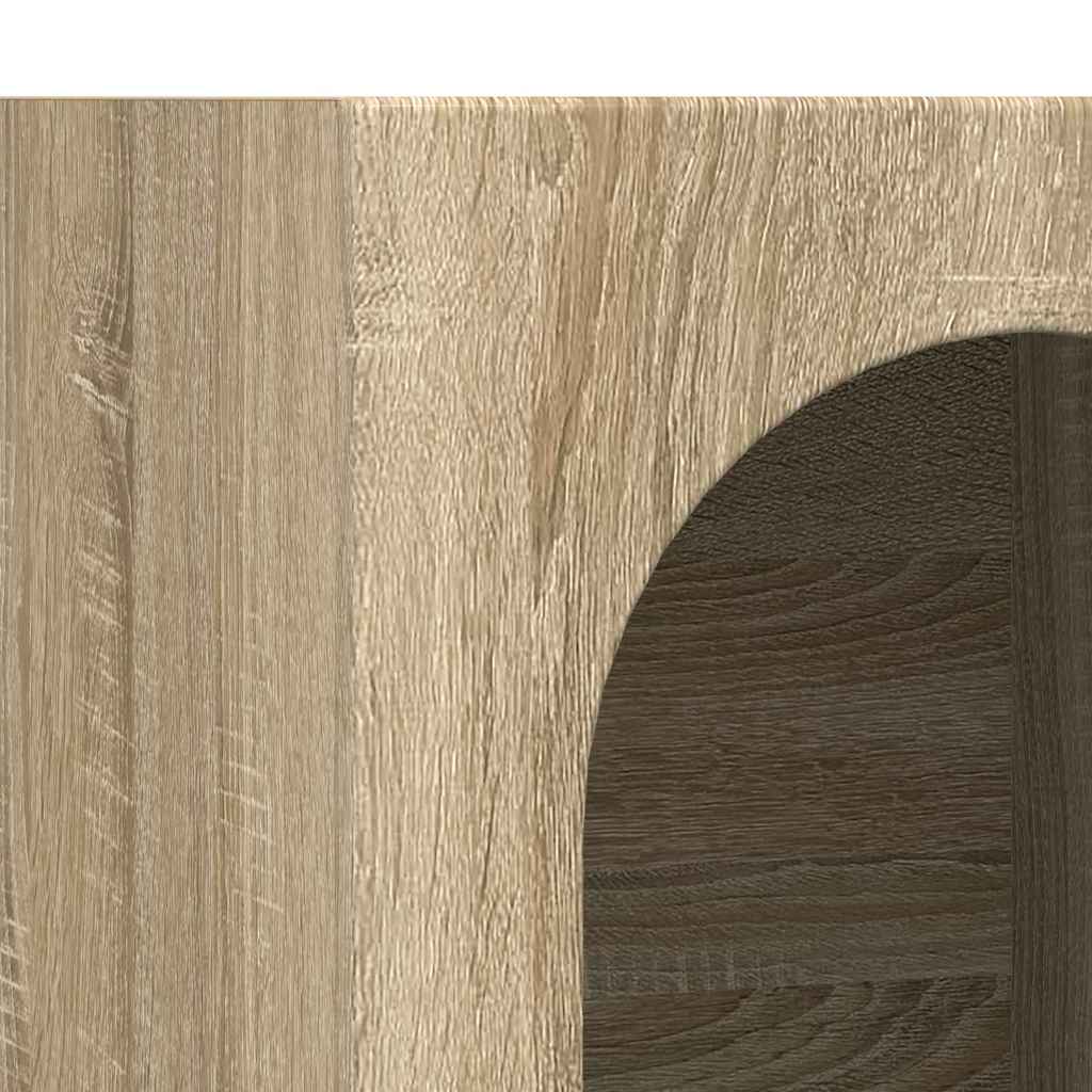 vidaXL Sideboard ELST Sonoma Oak 59 x 35 x 80.5 cm Engineered Wood
