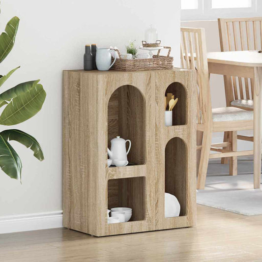 vidaXL Sideboard ELST Sonoma Oak 59 x 35 x 80.5 cm Engineered Wood