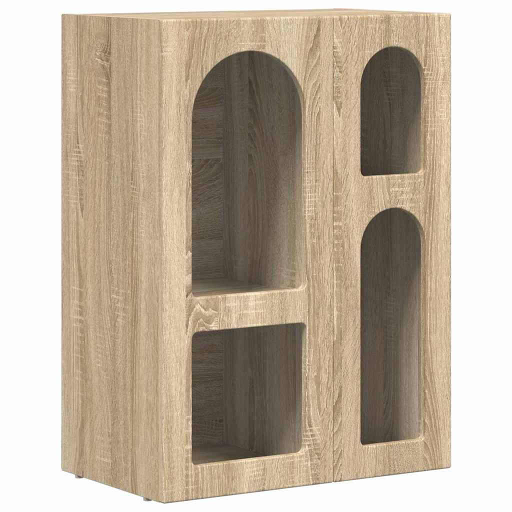 vidaXL Sideboard ELST Sonoma Oak 59 x 35 x 80.5 cm Engineered Wood