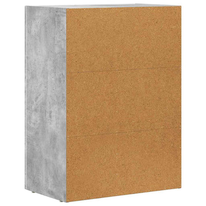 vidaXL Sideboard ELST Concrete Grey 59 x 35 x 80.5 cm Engineered Wood