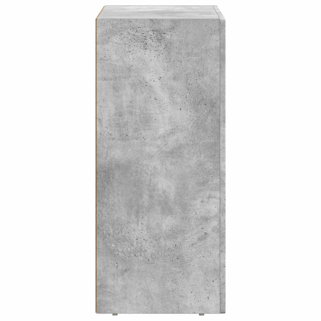 vidaXL Sideboard ELST Concrete Grey 59 x 35 x 80.5 cm Engineered Wood
