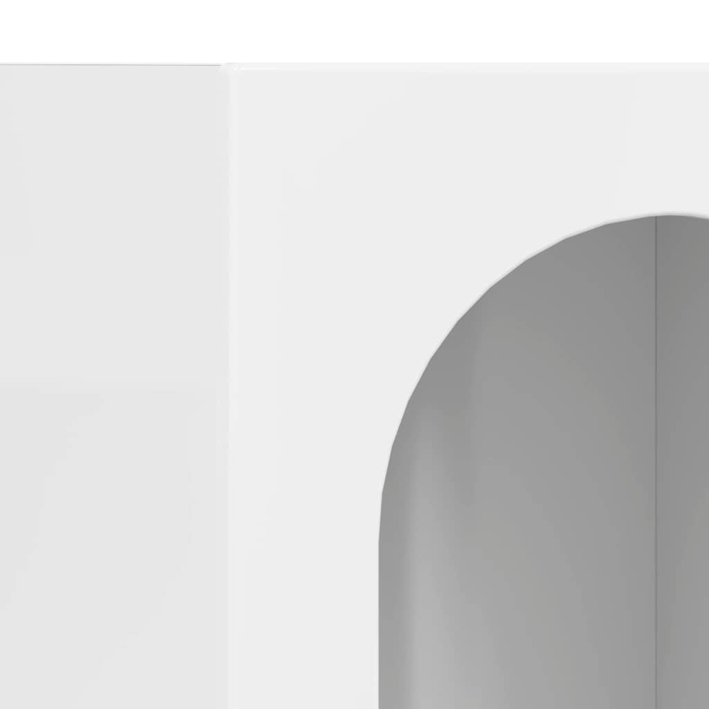 vidaXL Sideboard ELST High Gloss White 59 x 35 x 80.5 cm