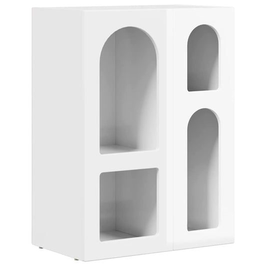vidaXL Sideboard ELST High Gloss White 59 x 35 x 80.5 cm
