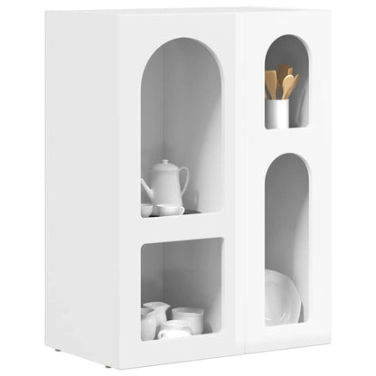 vidaXL Sideboard ELST High Gloss White 59 x 35 x 80.5 cm